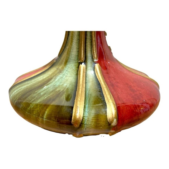 Vintage Hand Blown Art Glass Genie Vase - Picture 2 of 4